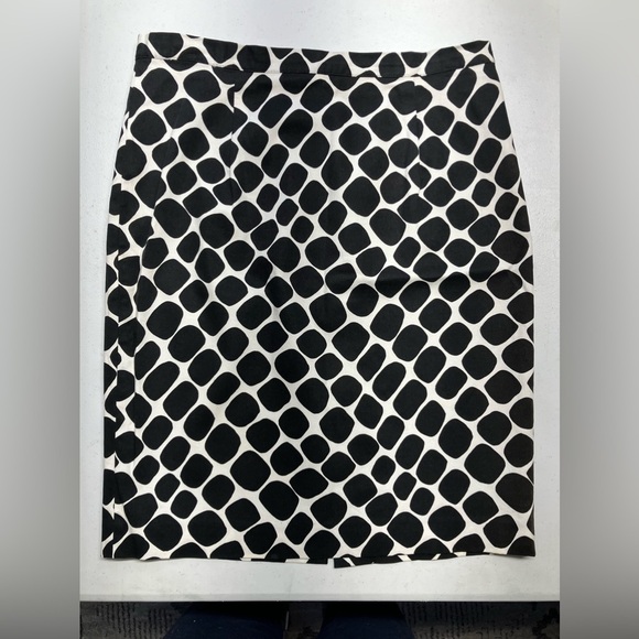 Michael Michael Kors Women’s Pencil Skirt, Size 8, Black/White, Polka Dots - Picture 1 of 4